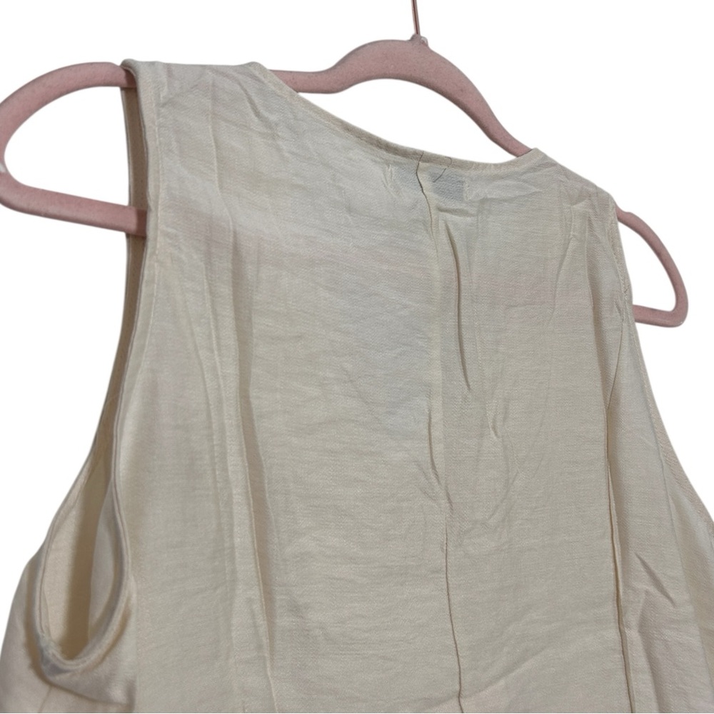 Women's Cream Wide-Leg Pants & Vest Set - Picture 8 of 14